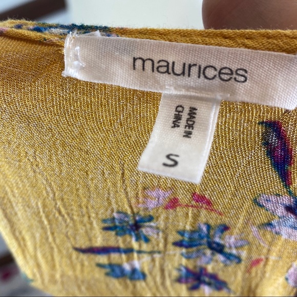 Maurices floral peasant boho dress size S - Picture 5 of 5